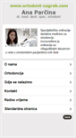 Mobile Screenshot of ortodont-zagreb.com